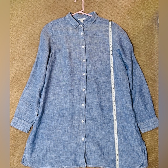 Garnet Hill Linen Tunic - Picture 3 of 4